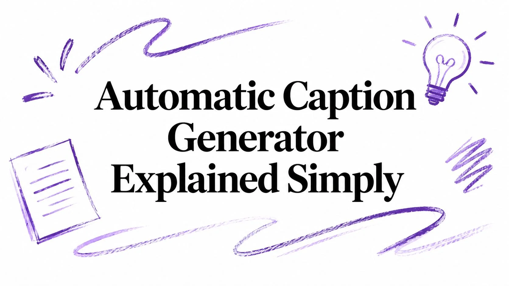Automatic Caption Generator Explained Simply