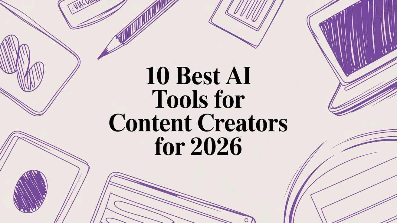 10 Best AI Tools for Content Creators for 2026