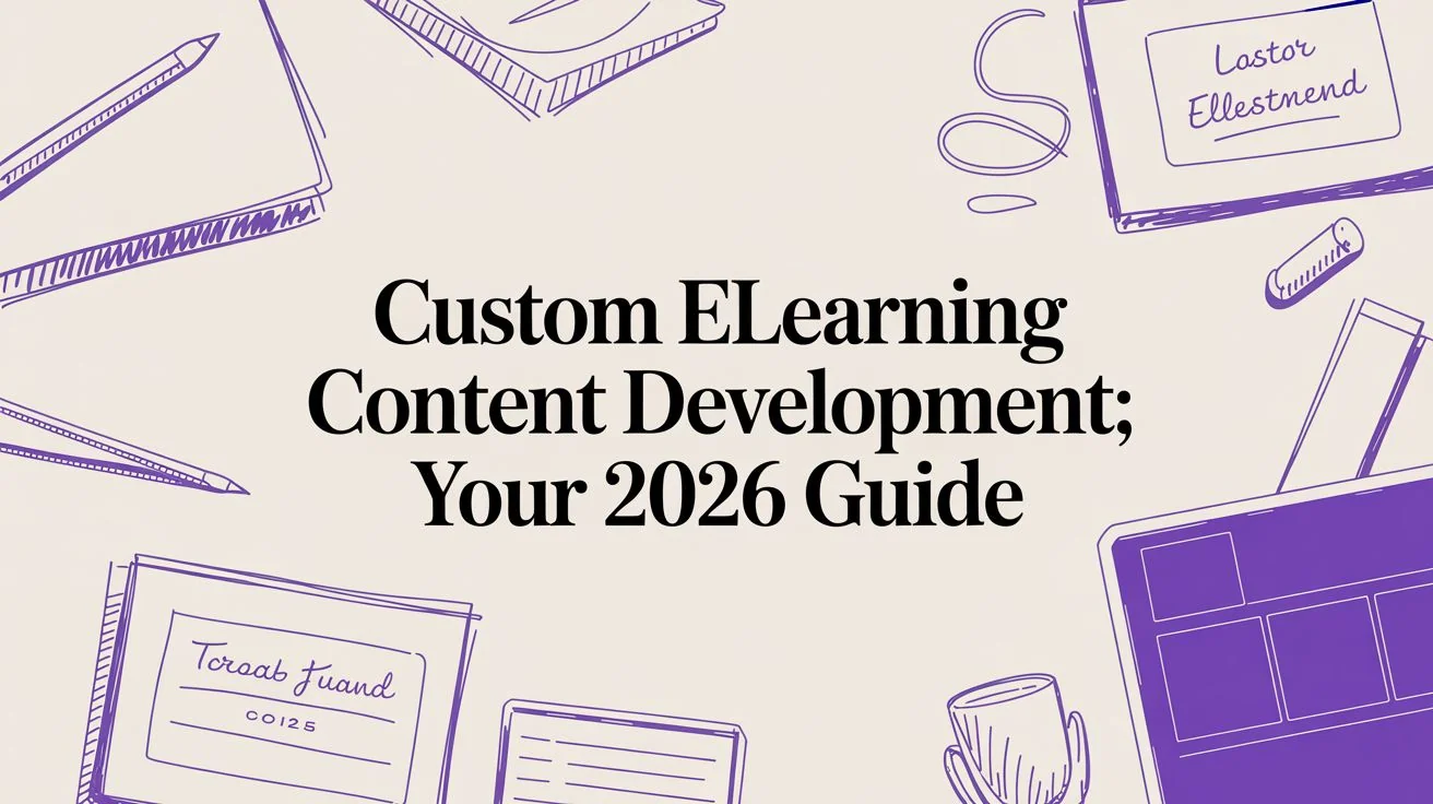 Custom eLearning Content Development: Your 2026 Guide