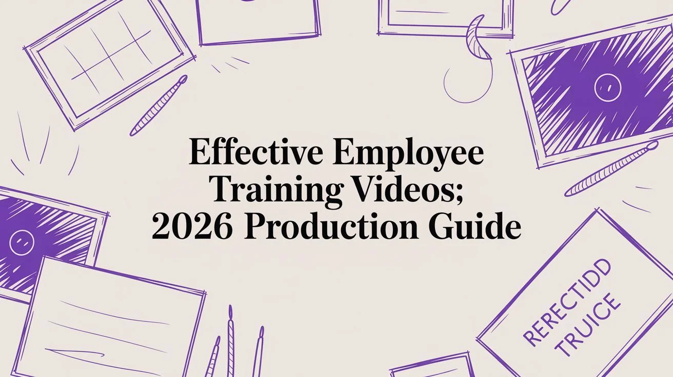Effective Employee Training Videos: 2026 Production Guide