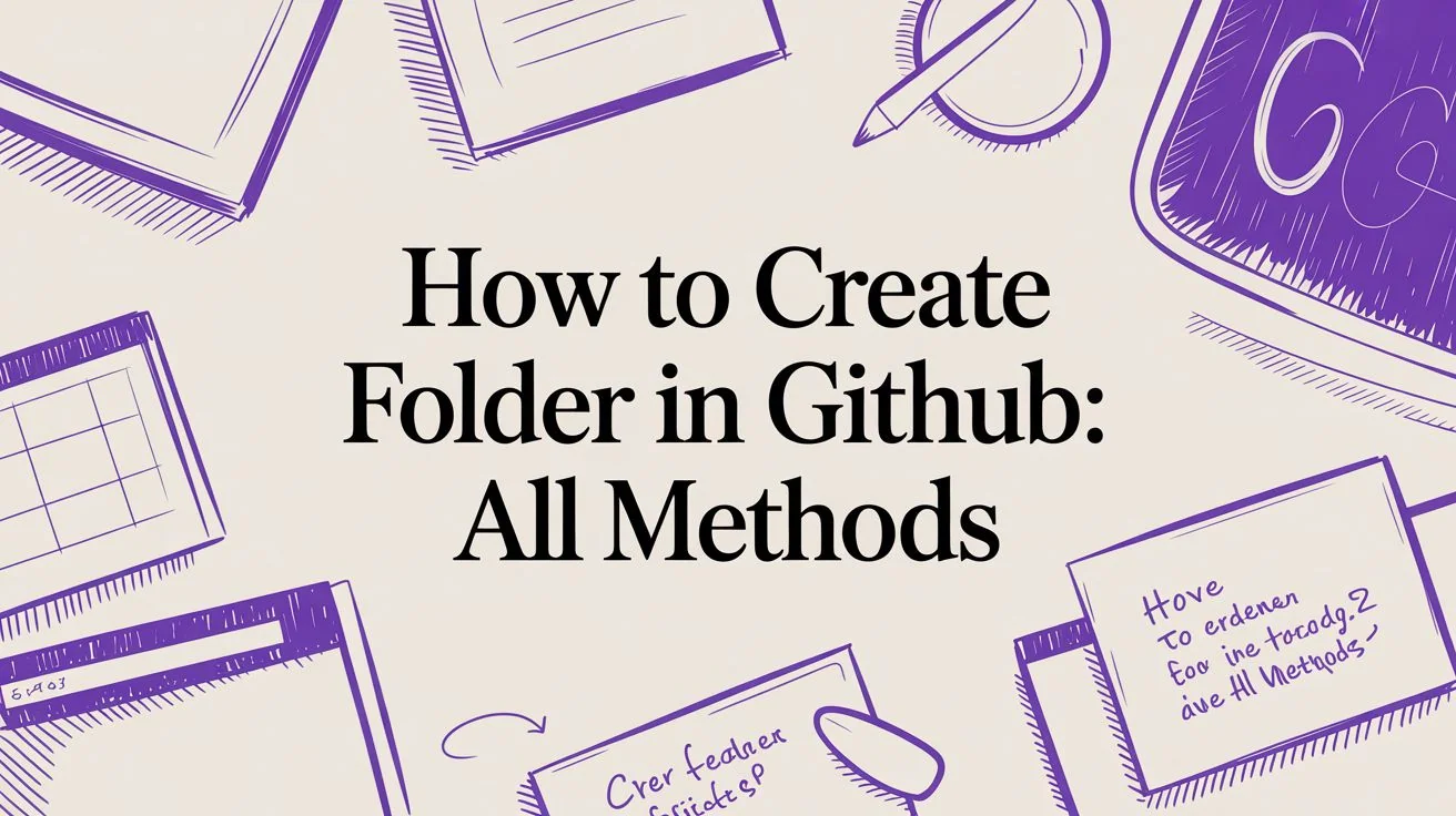How to Create Folder in github: All Methods