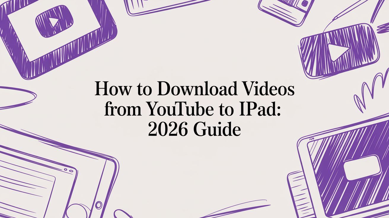 How to Download Videos from YouTube to iPad: 2026 Guide