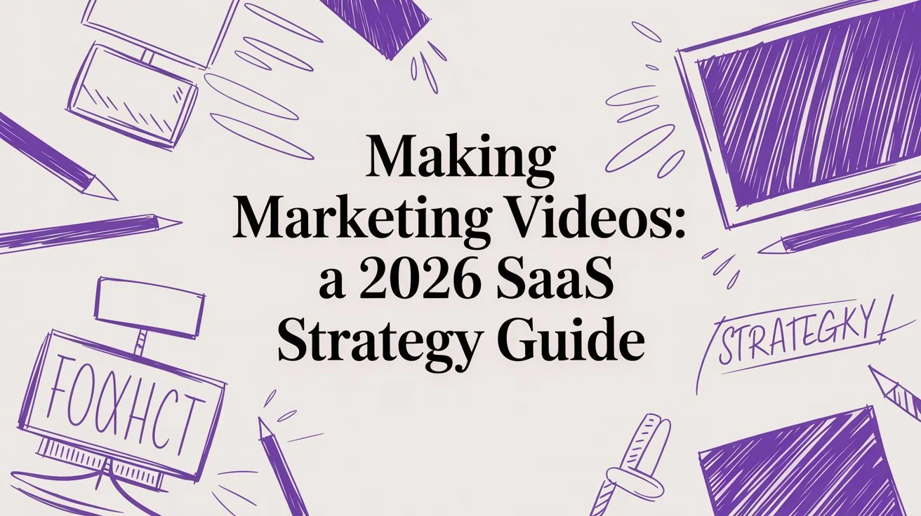 Making Marketing Videos: A 2026 SaaS Strategy Guide