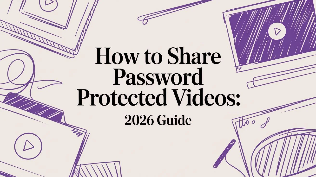 How to Share Password Protected Videos: 2026 Guide