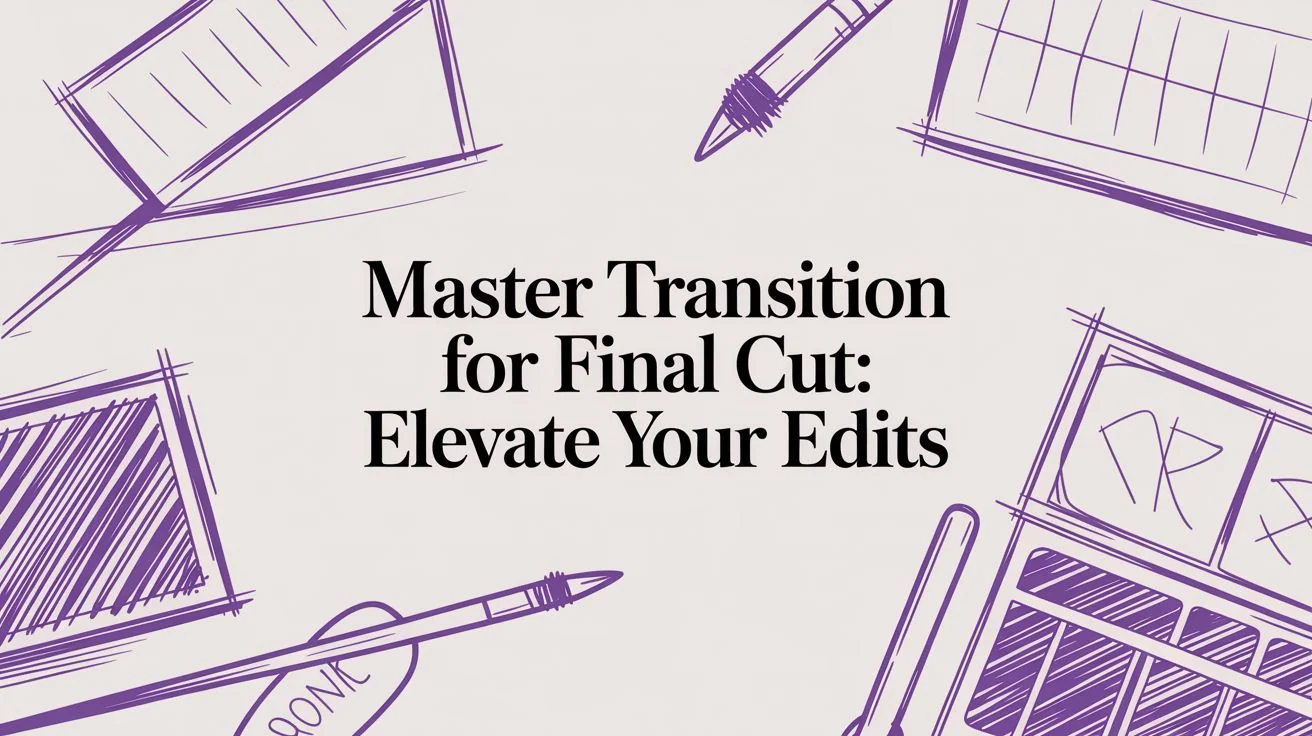 Master Transition for Final Cut: Elevate Your Edits
