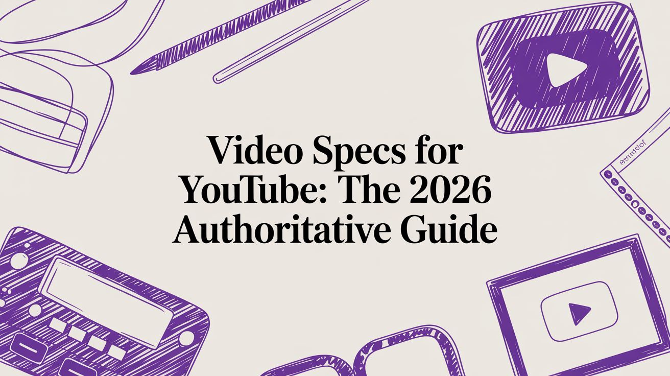 Video Specs for YouTube: The 2026 Authoritative Guide