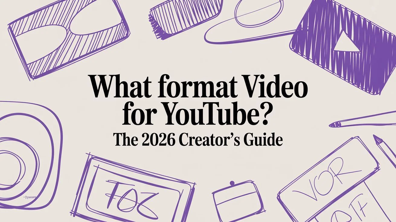 What Format Video for YouTube? The 2026 Creator's Guide