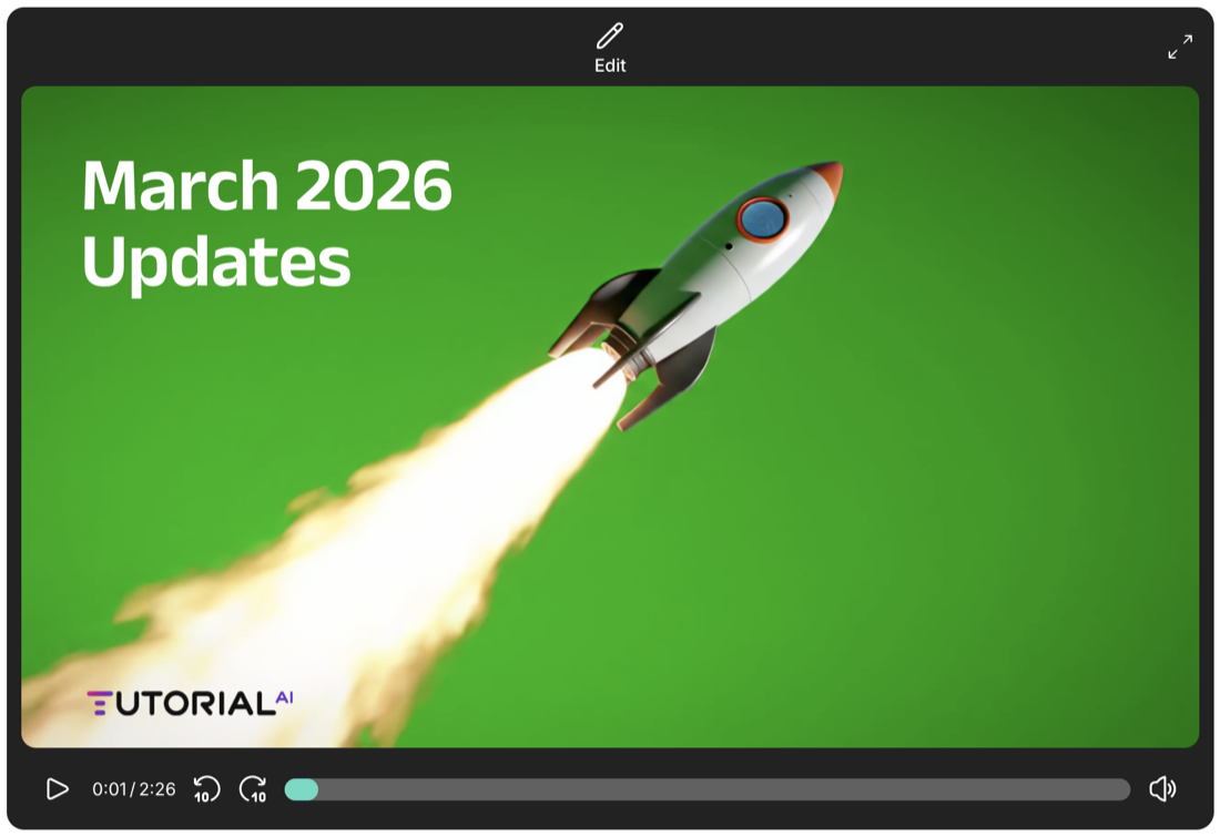 Animated video decorating a slide